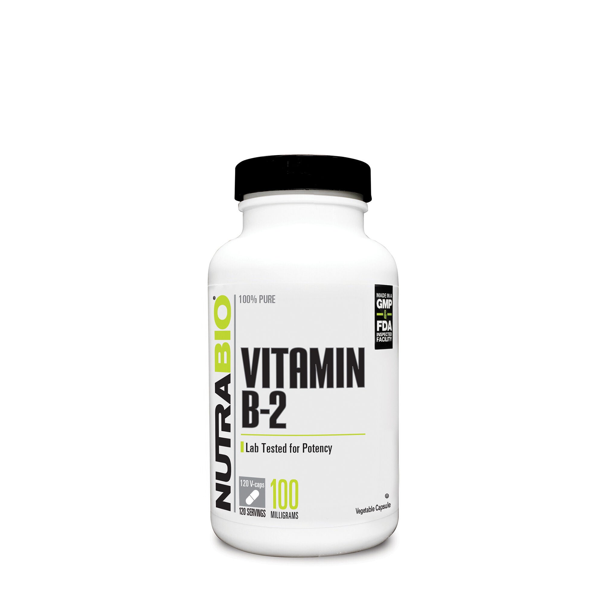 NutraBio® Vitamin B2 GNC